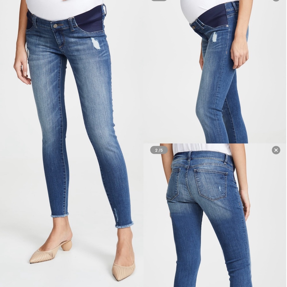 DL1961 Maternity Power Legging in Strobe